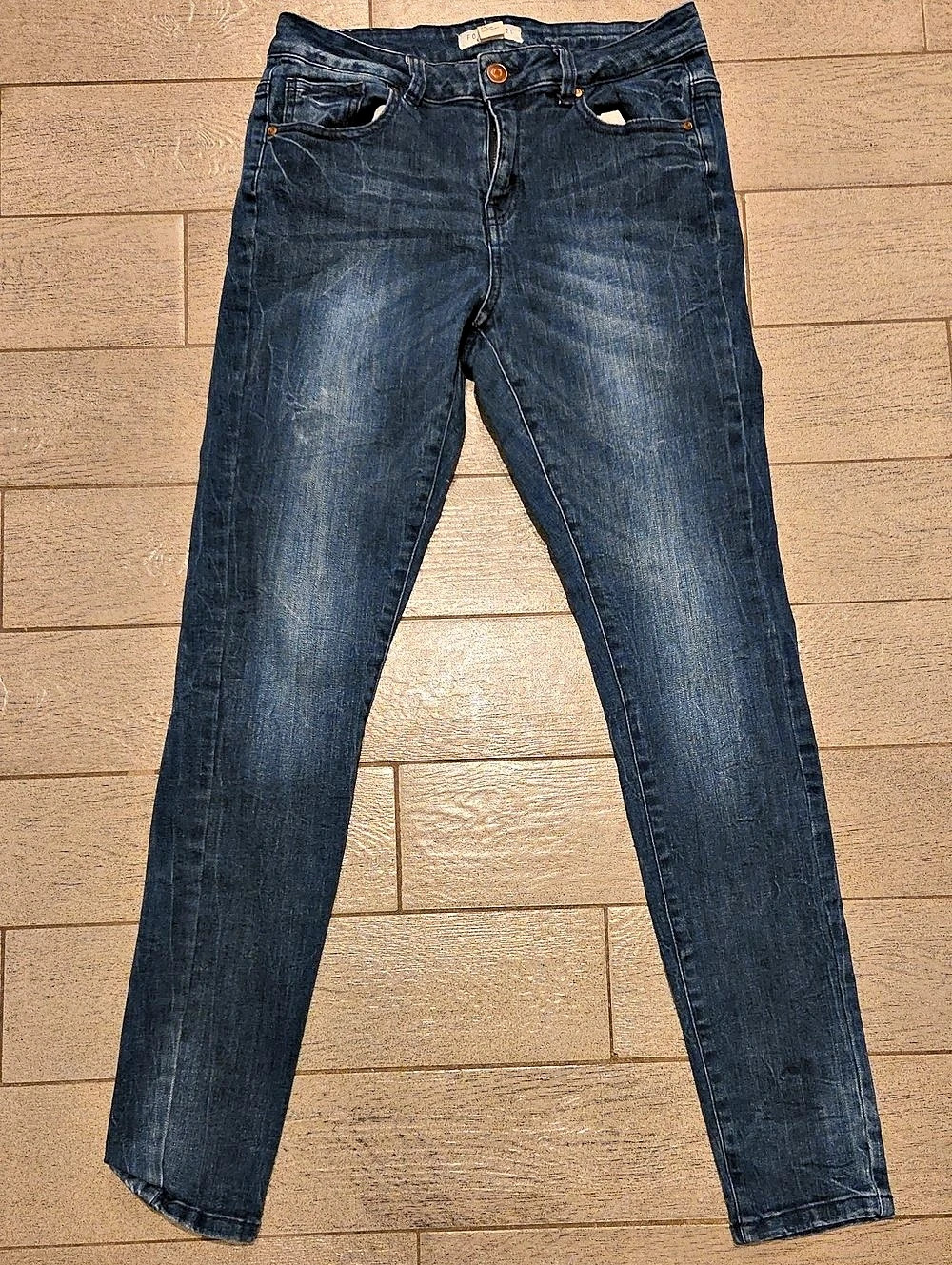 Forever 21 Denim Skinny Jeans Blue Waist 27